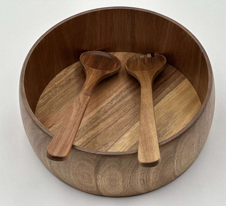 Acacia Hand Carved Bowls, Food Safe Finish, Diffrent Sizes