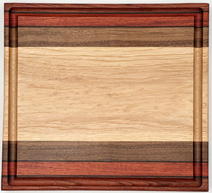 Walnut, Paduk, Maple, Pecan, Zebra wood Cutting Boards, Various sizes