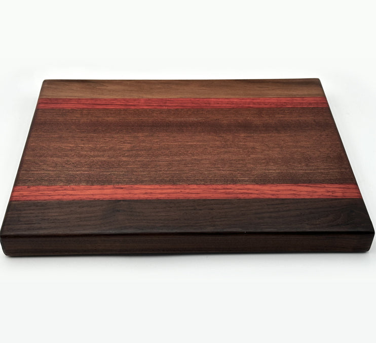 Walnut, Paduk, Maple, Pecan, Zebra wood Cutting Boards, Various sizes