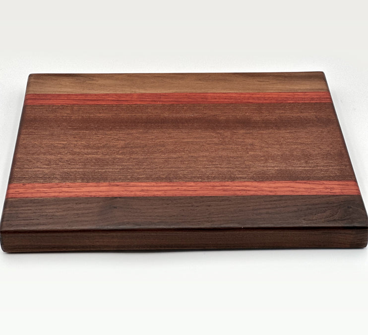 Walnut, Paduk, Maple, Pecan, Zebra wood Cutting Boards, Various sizes