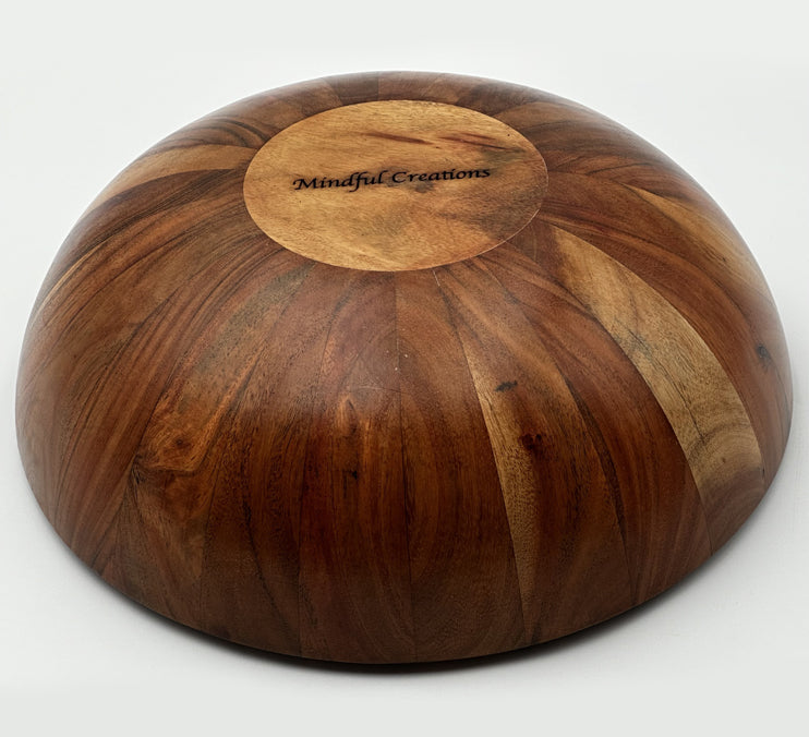 Acacia Hand Carved Bowls, Food Safe Finish, Diffrent Sizes