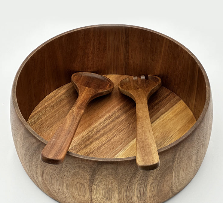 Acacia Hand Carved Bowls, Food Safe Finish, Diffrent Sizes