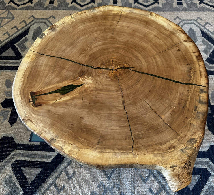 Cottonwood Coffee Table 36x36x2 Inches, Finished With Rubiomoncot