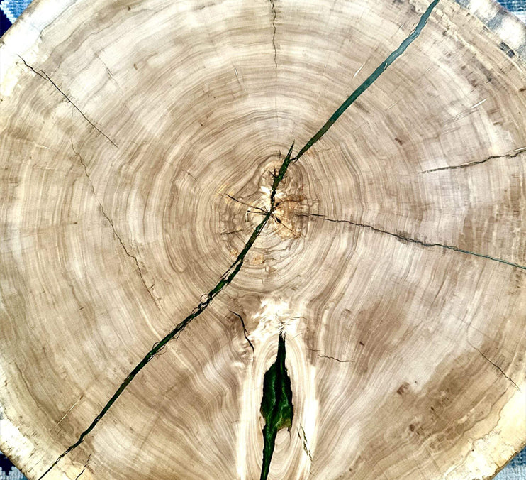 Cottonwood Coffee Table 36x36x2 Inches, Finished With Rubiomoncot