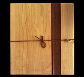 Face Grain Cutting Board, Maple, Black Walnut and Padulk
