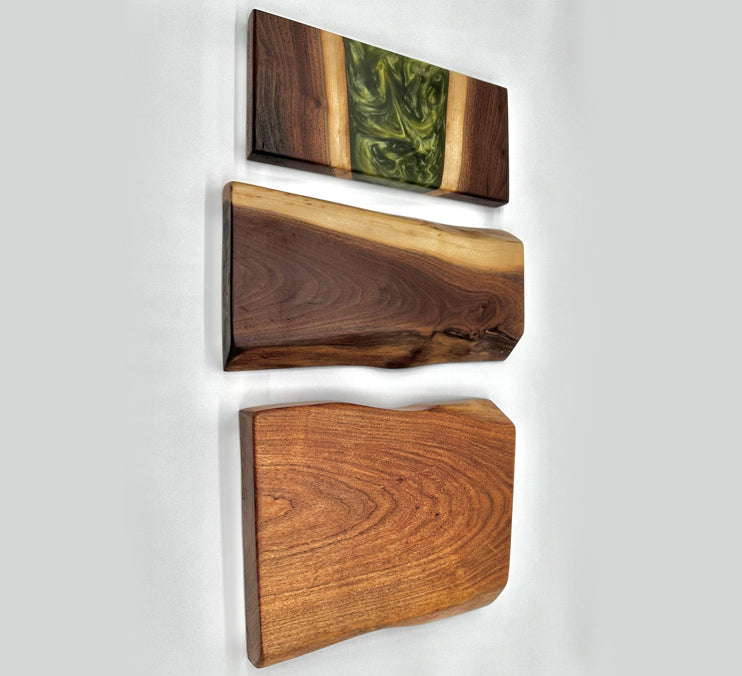 Mesquite Live Edge Charcuterie Board 11x8.5x1.75 Inches