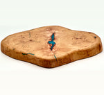 Pecan Live Edge Charcuterie Board/lazy Susan, 17x14x1.5
