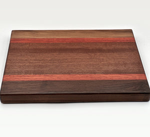 Walnut, Paduk, Maple, Pecan, Zebra wood Cutting Boards, Various sizes